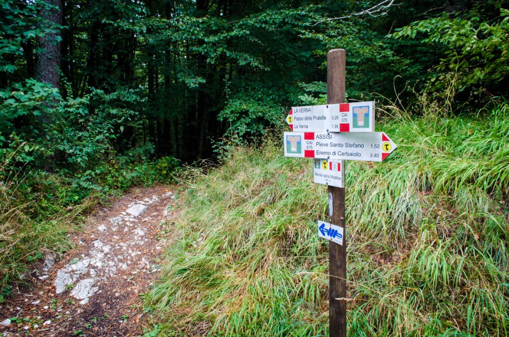 Le indicazioni della Via di Francesco