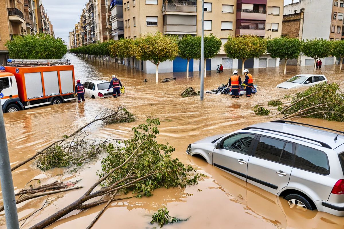 Alluvione in Spagna: un anno di pioggia in 8 ore - immagine di copertina
