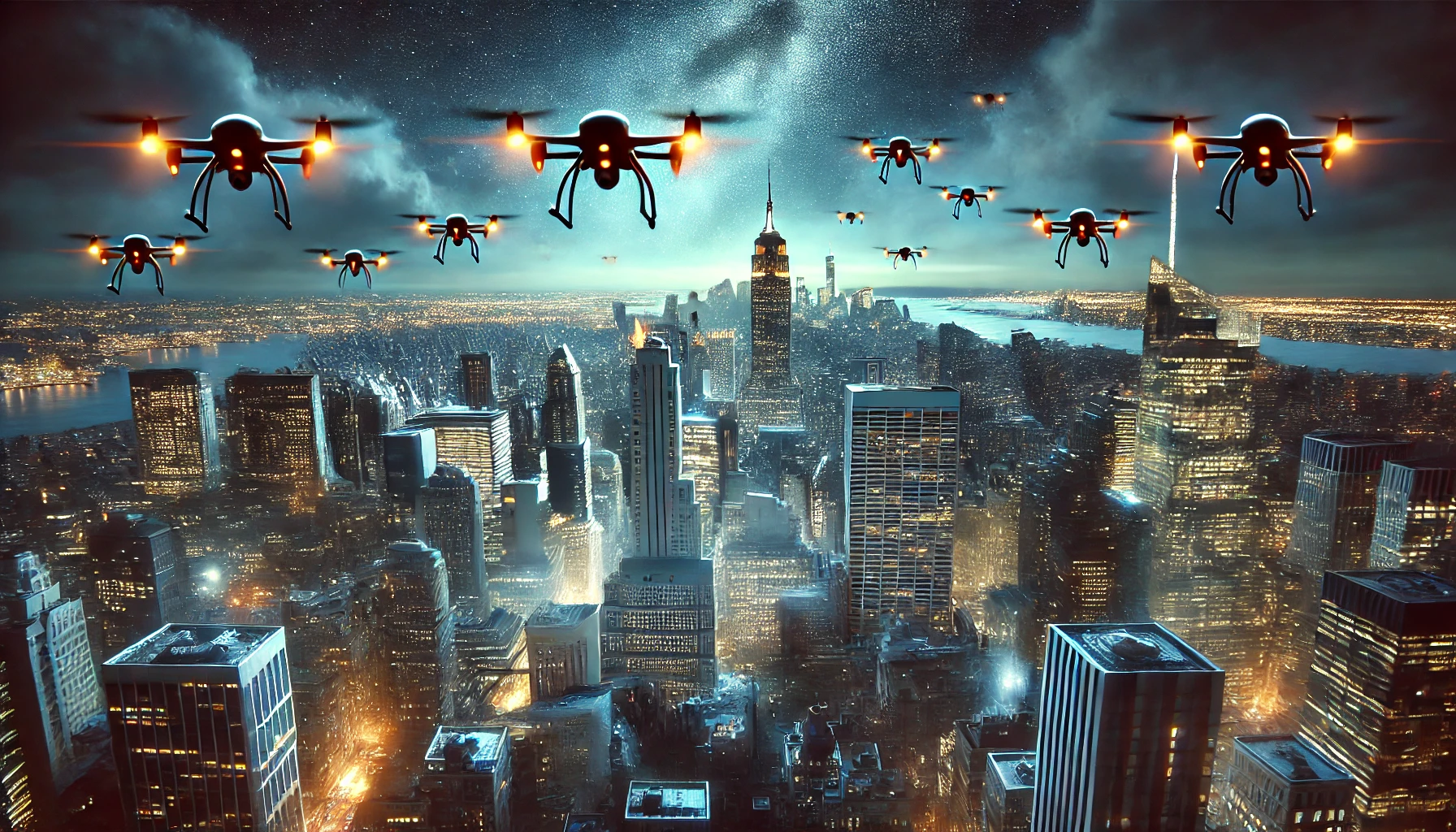 BREAKING NEWS: è invasione di droni. Quello che sappiamo sui misteriosi voli notturni su New York e New Jersey - immagine di copertina