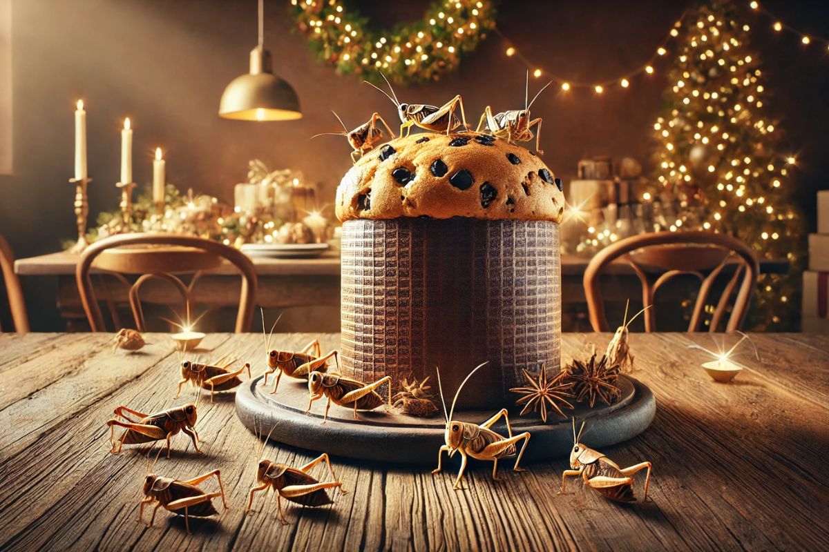 Tutti pazzi per il primo panettone fatto con la farina di grillo: cosa sapere - immagine di copertina