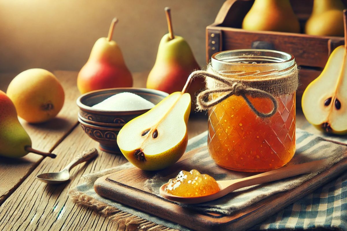 Come preparare la confettura di pere fatta in casa, passo dopo passo - immagine di copertina