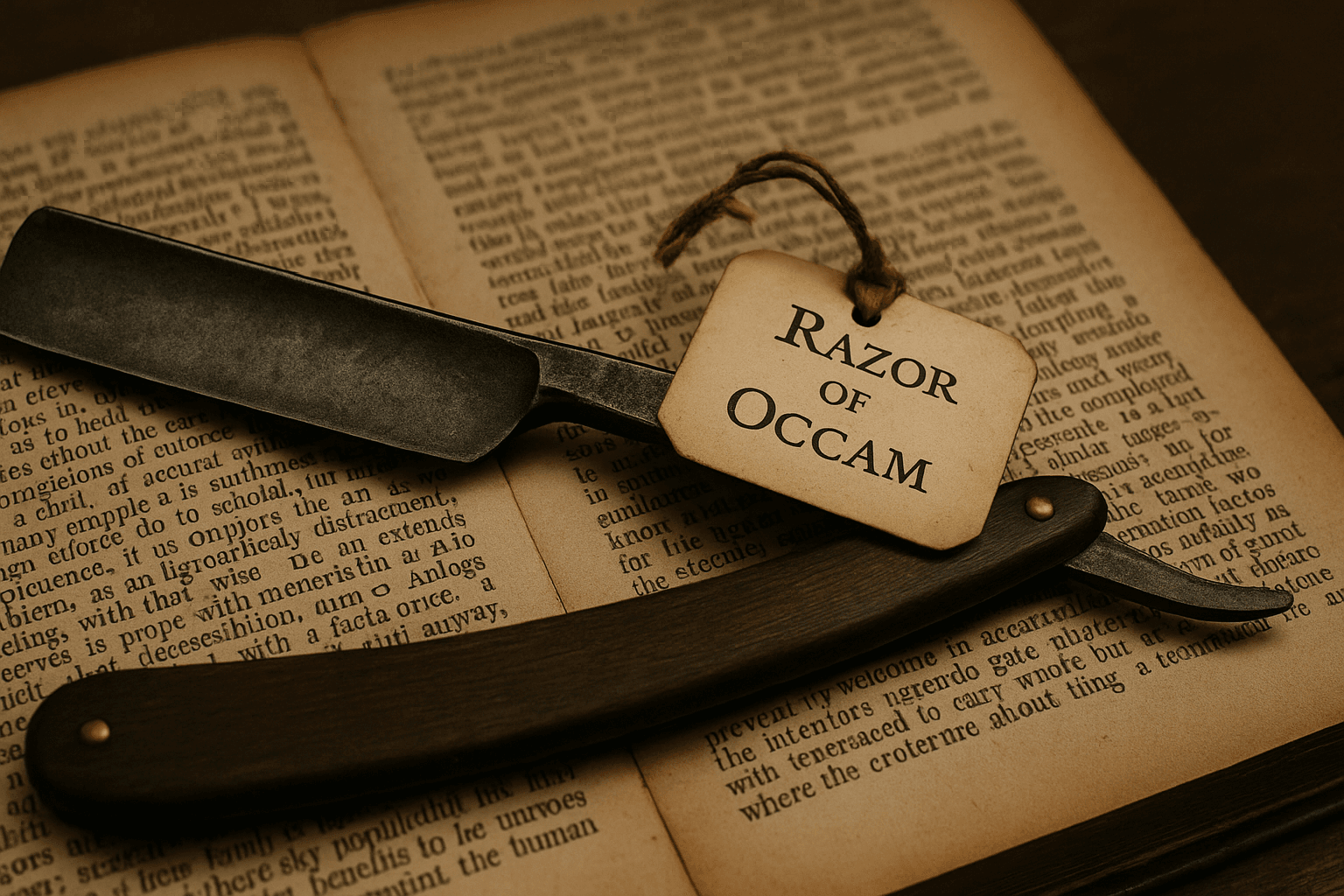 Il rasoio di Occam: tra filosofia, logica e fantascienza - immagine di copertina