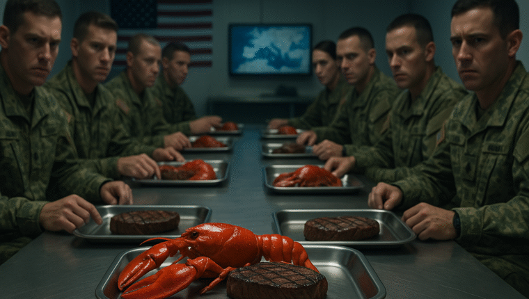 In USA i militari cenano con bistecca e aragosta: stanno per entrare in guerra? - immagine di copertina