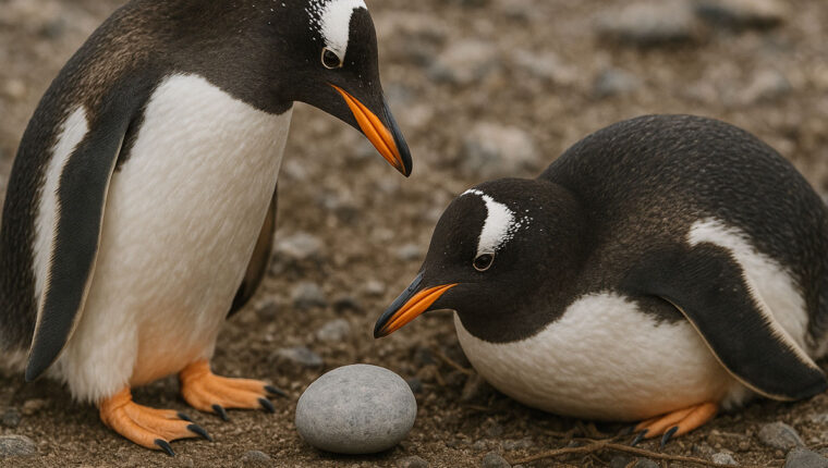 Altro che anello: i pinguini si fidanzano con un sasso - immagine di copertina