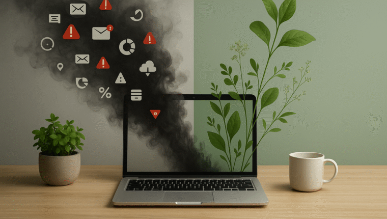 Digital Cleaning: fa bene allo stress, fa bene all'ambiente - immagine di copertina