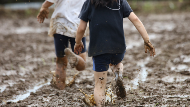 Perché giocare con il fango fa bene al sistema immunitario dei bambini - immagine di copertina