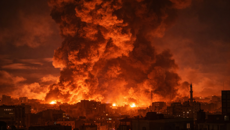 La nube tossica causata dai bombardamenti su Teheran si sta spostando verso l’Asia Centrale - immagine di copertina