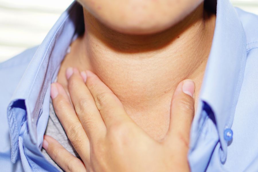 Gozzo, noduli e disturbi al collo